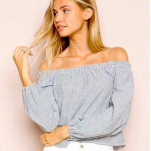 Brandy Melville Off The Shoulder Top